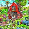 Cobble Hill - 47018 - Farmyard Folly (Dave Whamond) - 350 Family Pieces (Small Medium and Large)