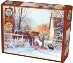 Cobble Hill - 88018 - First Snow (Douglas Laird) - 275 Large Piece For Easy Handling