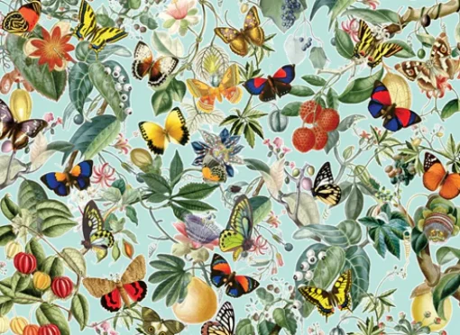 Cobble Hill - 40083 - Fruit and Flutterbies (Barbara Behr) - 1000 Piece