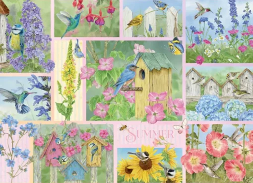 Cobble Hill - 45102 - Garden Birds in Summer (Jane Shasky) - 500 XL Piece