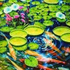 Cobble Hill - 40184 - Koi Pond (Larry Taugher) - 1000 Piece Random Cut