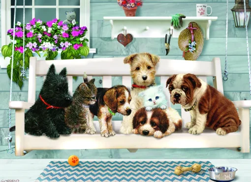 Cobble Hill - 47006 - Porch Pals - 350 Pieces (Small Medium and Large)