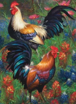 Cobble Hill - 80217 - Roosters (Mark Keathley) - 1000 Piece