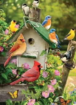 Cobble Hill - 80126 - Summer Birdhouse - 1000 Piece (Random Cut)