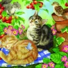 Cobble Hill - 47039 - Under the Cherry Tree (Jane Maday) - 350 Family Pieces ( Small, Medium and Large)