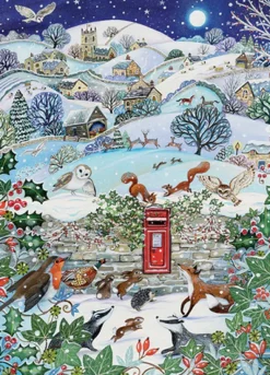Cobble Hill - 40257 - Village on a Winter Night (Lucy Grossmith) - 1000 Piece