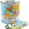 Craenen - The World - 100 Piece City Puzzle Fridge Magnet