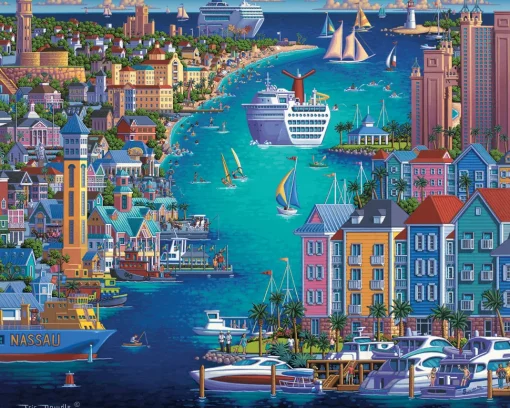 Dowdle - 00312 - Bahamas - 500 Piece