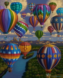 Dowdle - 10174 - Balloon Festival - 1000 Piece