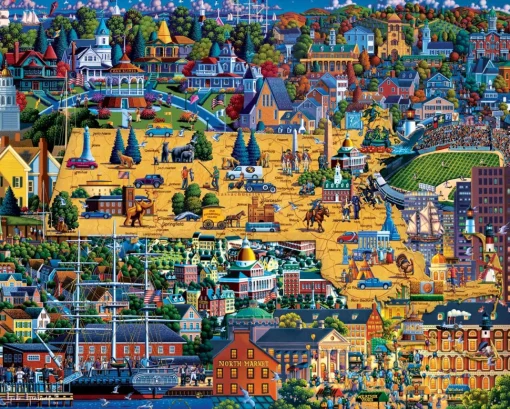 Dowdle - 00400 - Best of Massachusetts - 500 XL Piece