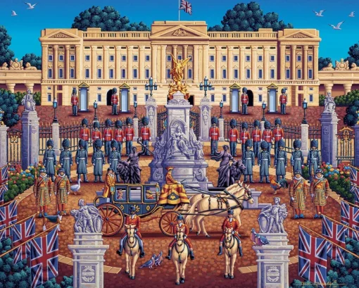 Dowdle - 10467 - Buckingham Palace - 1000 Piece