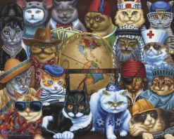 Dowdle - 10302 - Cats Around the World - 1000 Piece