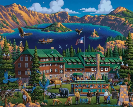 Dowdle - 00346 - Crater Lake - 500 Piece