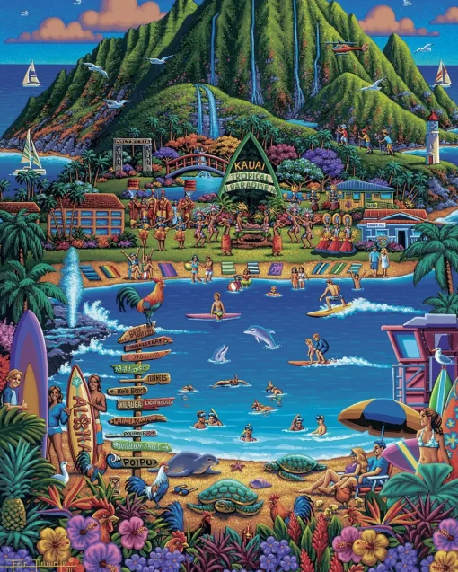Dowdle - 00461 - Kauai - 500 Piece