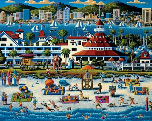 Dowdle - 00105 - San Diego - 500 Piece