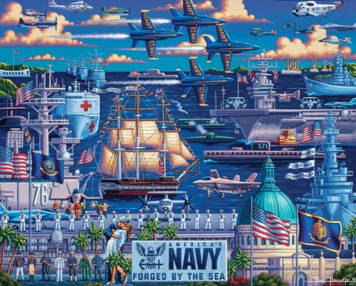 Dowdle - 00433 - U.S. Navy - 500 Piece