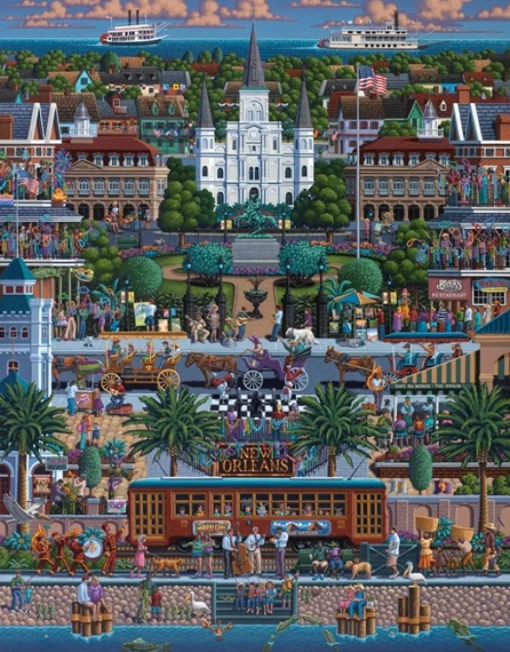 Dowdle Folk Art - 10224 - New Orleans - 1000piece