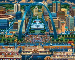 Dowdle Folk Art - 00176 - St. Louis - 500 Piece