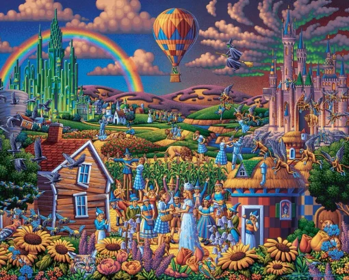Dowdle folk Art - 10460 - Wizard of Oz - 1000 Piece