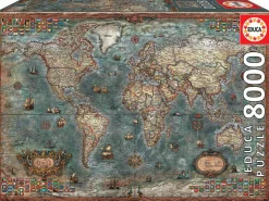 Educa - 18017 - Historical World Map - 8000 Piece