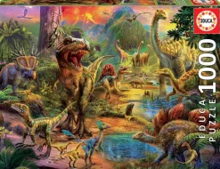 Educa - 17655 - Land of Dinosaurs (Jan Patrik Krasny) - 1000 Piece