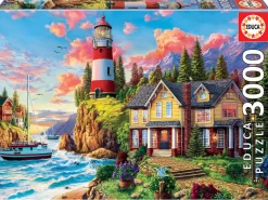 Educa - 18507 - Lighthouse Near the Ocean - 3000 Piece
