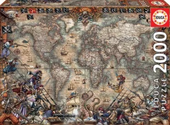 Educa - 18008 - Pirates Map - 2000 Piece