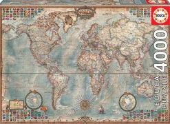 Educa - 14827 - Political Map of the World - 4000 Piece