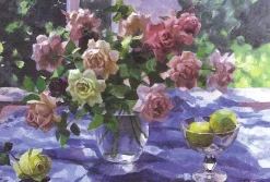 Educa - 12464 - Still Life with Roses - 500piece