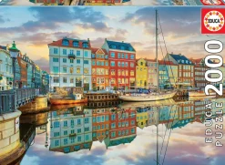 Educa - 19278 - Sunset at Copenhagen Harbour - 2000 Piece