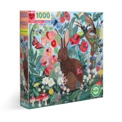 Eeboo - 51103 - Poppy Bunny (Malin Gyllensvaan) - 1000 Piece