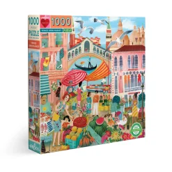 Eeboo - 51108 - Venice Open Market (Uta Krogmann) - 1000 Piece