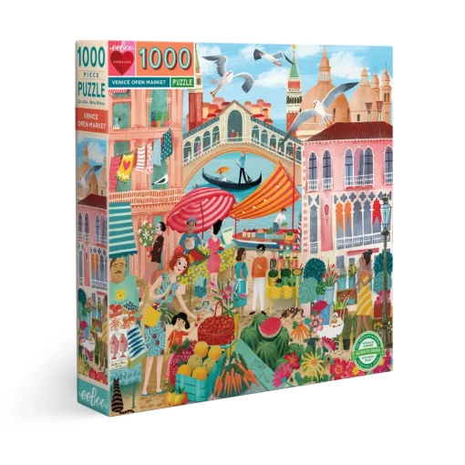 Eeboo - 51108 - Venice Open Market (Uta Krogmann) - 1000 Piece