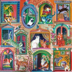 Eeboo - Cats in Windows - 1000 Piece