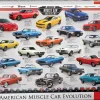 Eurographics - 6000 - 0682 - American Muscle Car Evolution - 1000 Piece (With Smart Cut Technology)