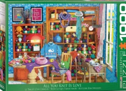 Eurographics - 6000-5405 - All You Knit Is Love - 1000 Piece (With Smart Cut Technology)