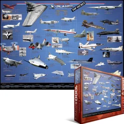 Eurographics - 6000-0248 - American Aviation X Planes - 1000piece