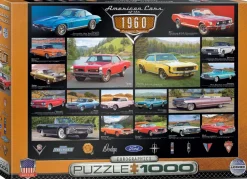 Eurographics - 6000-0677 - American Cars of 1960 Cruisin Series - 1000 Piece (With Smart Cut Technology)