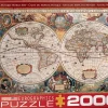 Eurographics - 8220-1997 - Antique World Map - 2000 Piece