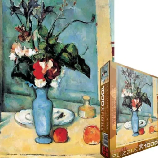 Eurographics - 6000-3802 - Blue Vase (Paul Cezanne) - 1000piece (With Smart Cut Technology)