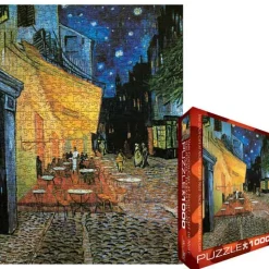 Eurographics - 6000-2143 - Cafe At Night (Vincent Van Gogh) - 1000 piece (With Smart Cut Technology)