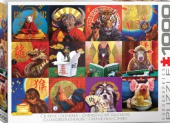 Eurographics - 6000-5694 - Chinese Calendar (Lucia Heffernan) - 1000 Piece (With Smart Cut Technology)
