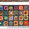 Eurographics - 6010-5443 - Color Study of squares (Wassily Kandinsky) - 1000 Piece Panoramic