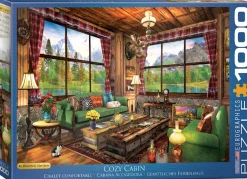 Eurographics - 6000-5377 - Cozy Cabin (Dominic Davison) - 1000 Piece (With Smart Cut Technology)