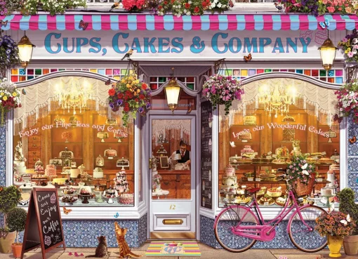 Eurographics - 6000-5520 - Cups, Cakes & Company (Gary Walton) - 1000 Piece (With Smart Cut Technology)