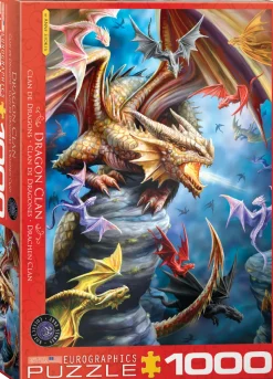 Eurographics - 6000-5475 - Dragon Clan (Anne Stokes) - 1000 Piece (With Smart Cut Technology)