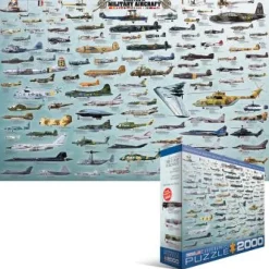 Eurographics - 8220-0578 - Evolution of Military Aircraft - 2000 Piece