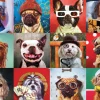 Eurographics - 6000-5523 - Funny Dogs (Lucia Heffernan) - 1000 Piece (With Smart Cut Technology)