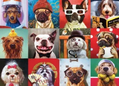 Eurographics - 6000-5523 - Funny Dogs (Lucia Heffernan) - 1000 Piece (With Smart Cut Technology)