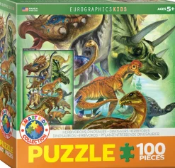 Eurographics - 6100-0360 - Herbivorous Dinosaurs - 100 Piece
